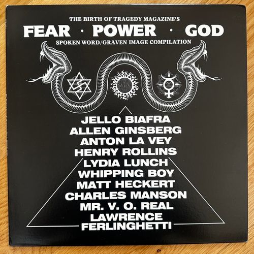 VARIOUS The Birth Of Tragedy Magazine's Fear • Power • God (White vinyl) (CFY - USA original) (EX) LP