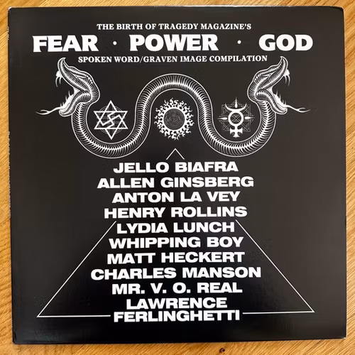 VARIOUS The Birth Of Tragedy Magazine's Fear • Power • God (White vinyl) (CFY - USA original) (EX) LP