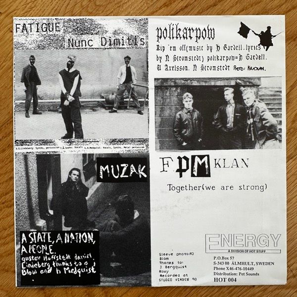 FPM KLAN Together (We Are Strong) (Energy - Sweden original) (EX) 7"