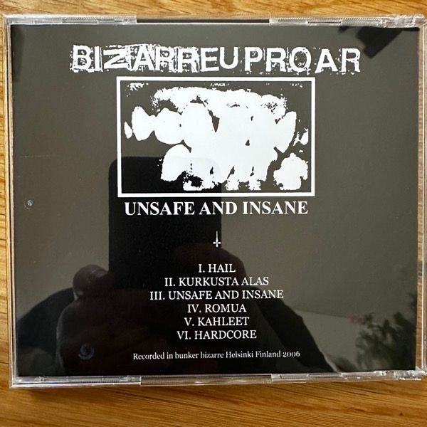 BIZARRE UPROAR Unsafe And Insane (Filth And Violence - Finland repress) (NM) CD