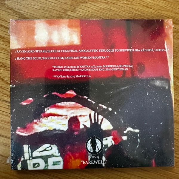 BIZARRE UPROAR Last Supper, Roman Shower And Blood - Live Activities 2019/2024 (Filth And Violence - Finland original) (SS) CD