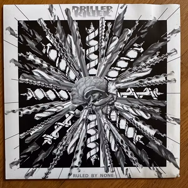 DRILLER KILLER Ruled By None / Terrorismo De Estado (Power It Up - Germany original) (VG/EX) 7"