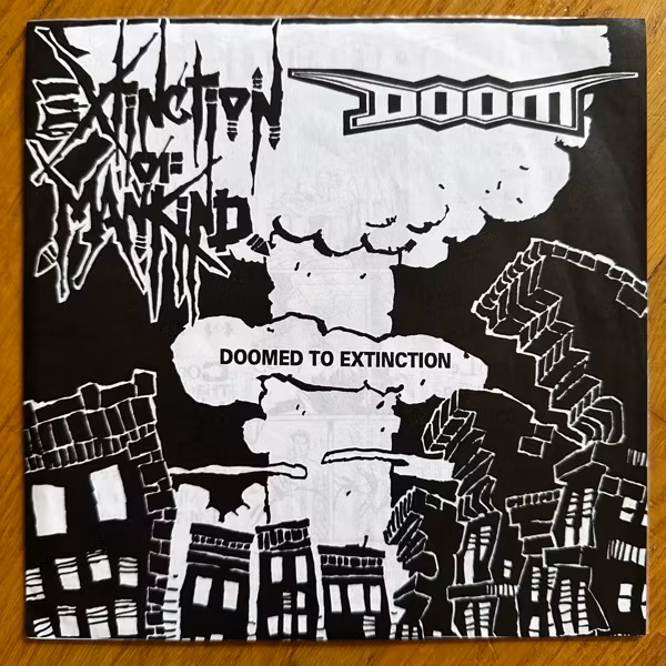EXTINCTION OF MANKIND / DOOM Doomed To Extinction (Ecocentric - Germany original) (EX) 7"