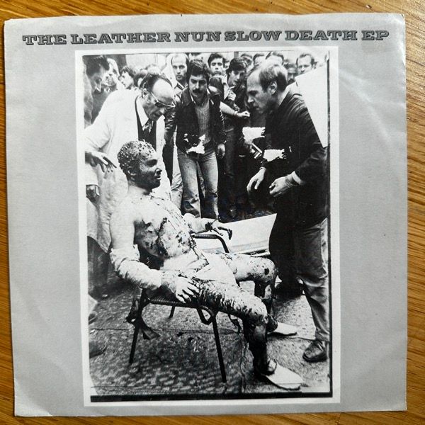 LEATHER NUN, the Slow Death EP (Industrial - UK original) (VG/VG+) 7"