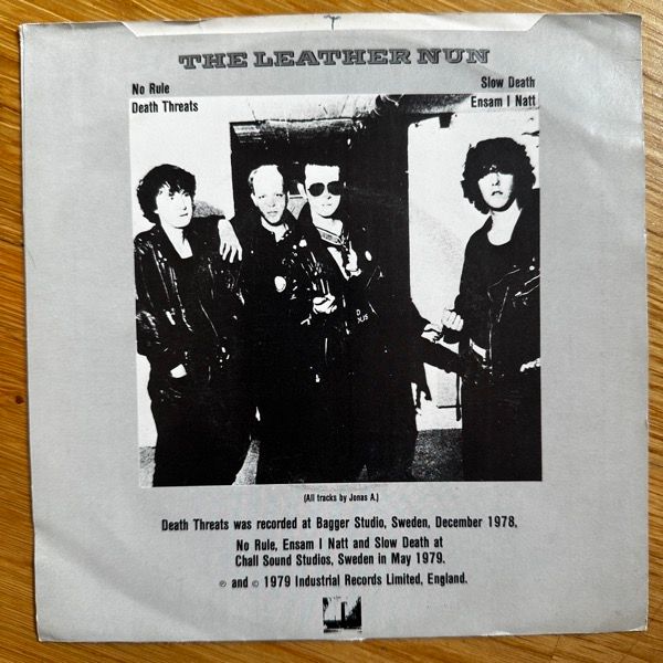 LEATHER NUN, the Slow Death EP (Industrial - UK original) (VG/VG+) 7"