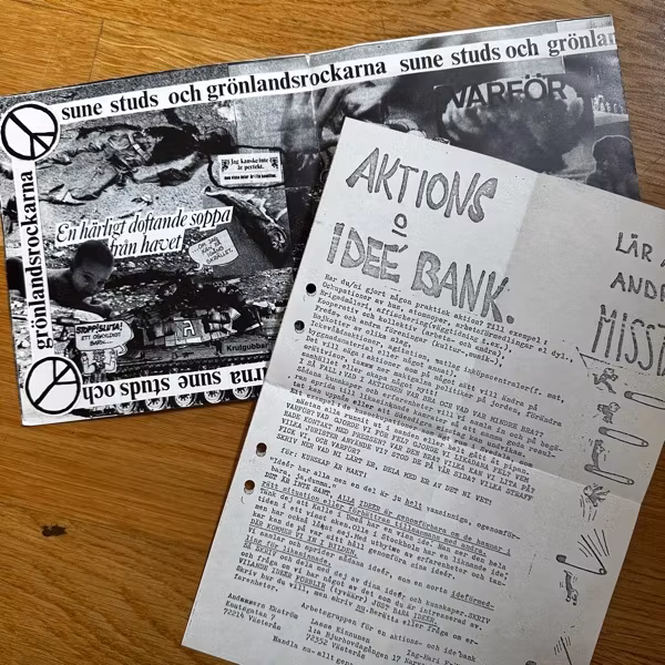 SUNE STUDS OCH GRÖNLANDSROCKARNA Vår Dagliga Död (Röt - Sweden original) (VG) 7"