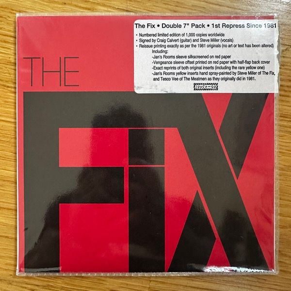 FIX, the Vengeance / Jan's Rooms (Signed) (Touch And Go - USA reissue) (EX) 2x7"