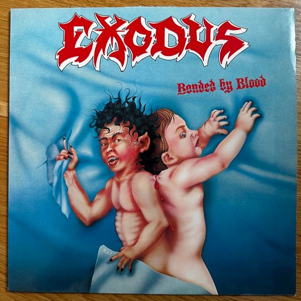 EXODUS Bonded By Blood (Roadrunner - Europe original) (VG+/VG) LP