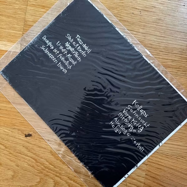 EINSTÜRZENDE NEUBAUTEN Kollaps (Zickzack – Germany original) (VG-/VG) LP