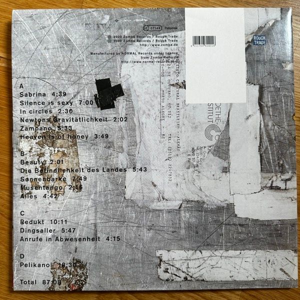 EINSTÜRZENDE NEUBAUTEN Silence Is Sexy (Rough Trade - Germany original) (EX/NM) 2LP