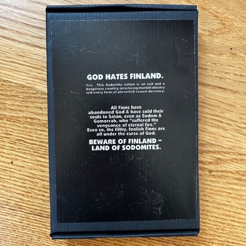 VARIOUS Land Of Sodomites (Iron Corpse - Finland second press) (EX/SS) TAPE