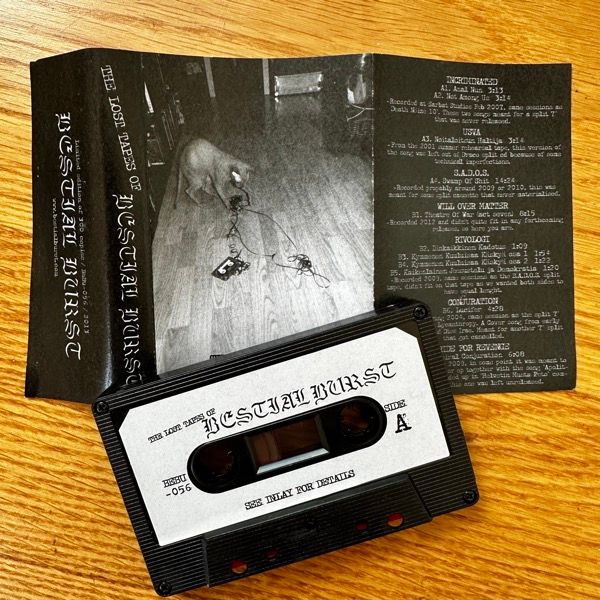 VARIOUS The Lost Tapes Of Bestial Burst (Bestial Burst - Finland original) (EX) TAPE
