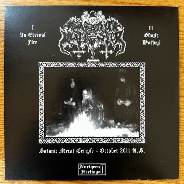 SATANIC WARMASTER In Eternal Fire / Ghost Wolves (Northern Heritage - Finland original) (NM) 7"