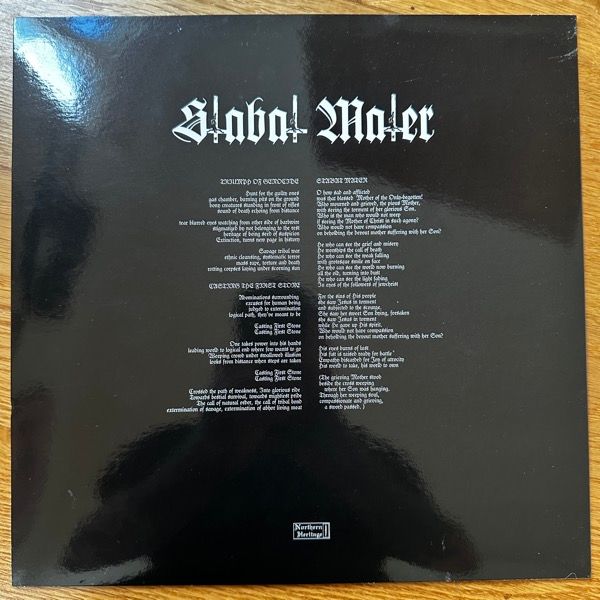 STABAT MATER Stabat Mater (Northern Heritage - Finland original) (EX/NM) LP