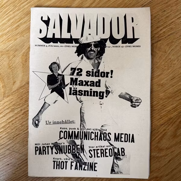 SALVADOR #4 2001 (EX) FANZINE
