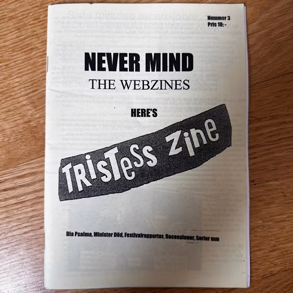 TRISTESS #3 2006 (EX) FANZINE