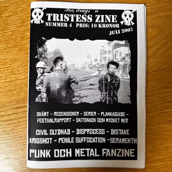 TRISTESS #4 2007 (EX) FANZINE