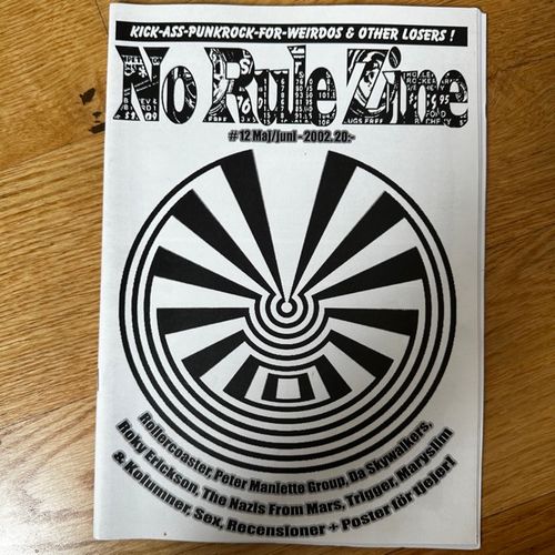 NO RULE #12 2002 (EX) FANZINE