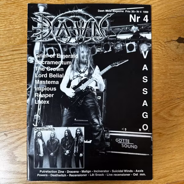 DAWN #4 1999 (VG+) FANZINE