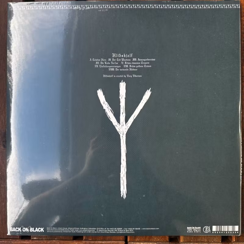 BURZUM Hliðskjálf (Back on Black - UK 2010 reissue) (SS) LP