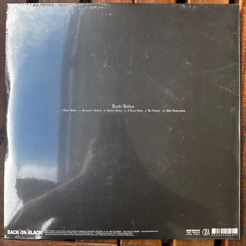 BURZUM Dauði Baldrs (Back on Black - UK 2010 reissue) (SS) LP