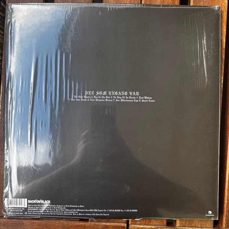 BURZUM Det Som Engang Var (Back on Black - UK 2008 reissue) (NM) LP