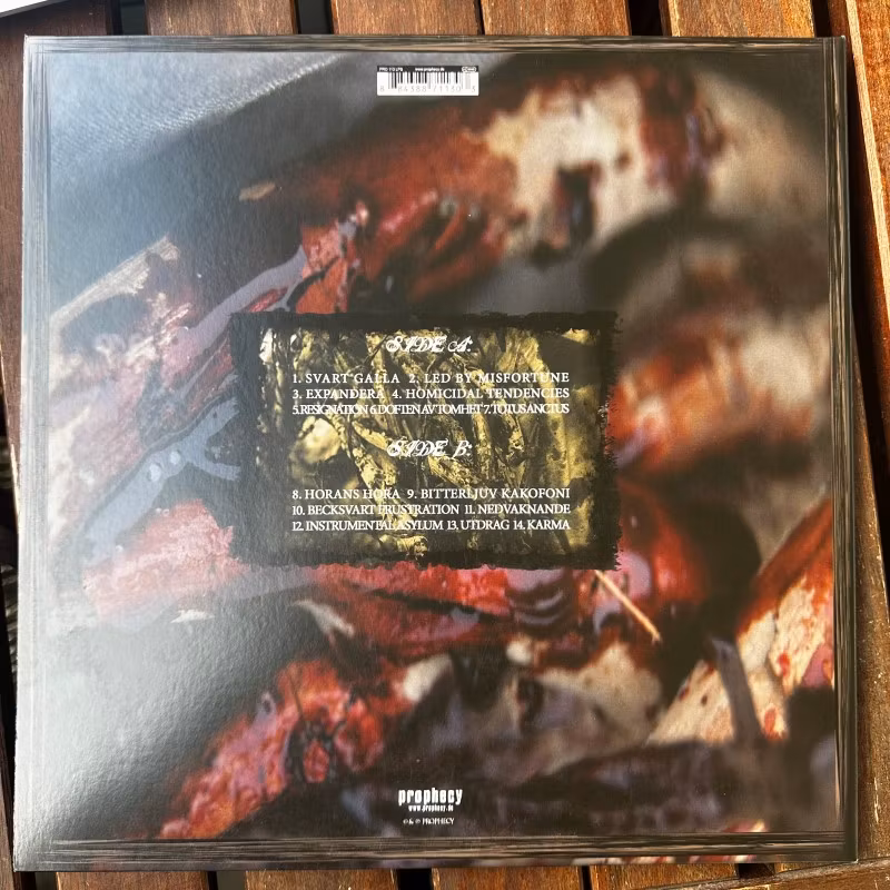 LIFELOVER Sjukdom (Splatter vinyl) (Prophecy - Germany reissue) (EX/NM) LP