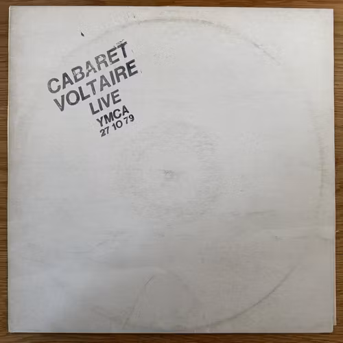 CABARET VOLTAIRE Live At The Y.M.C.A. 27.10.79 (Rough Trade - UK 1985 reissue) (VG/VG+) LP