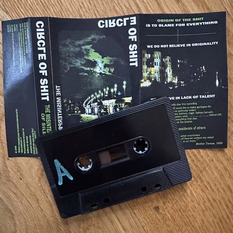 CIRCLE OF SHIT The Misinterpetation Of Silence (Rupu - Finland original) (NM) TAPE