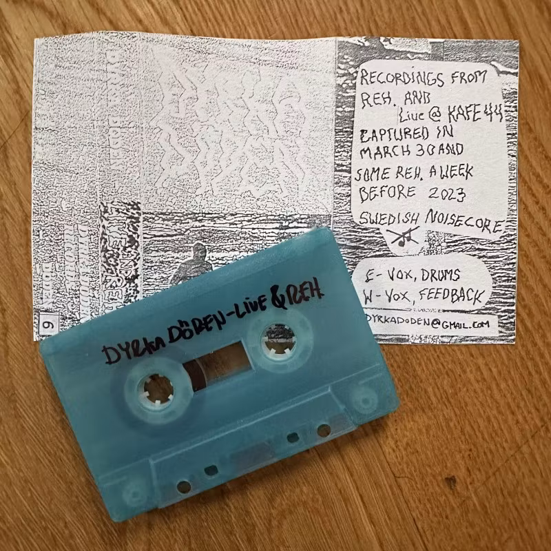 DYRKA DÖDEN Live & Reh. (Dyrka Döden - Sweden original) (NM) TAPE