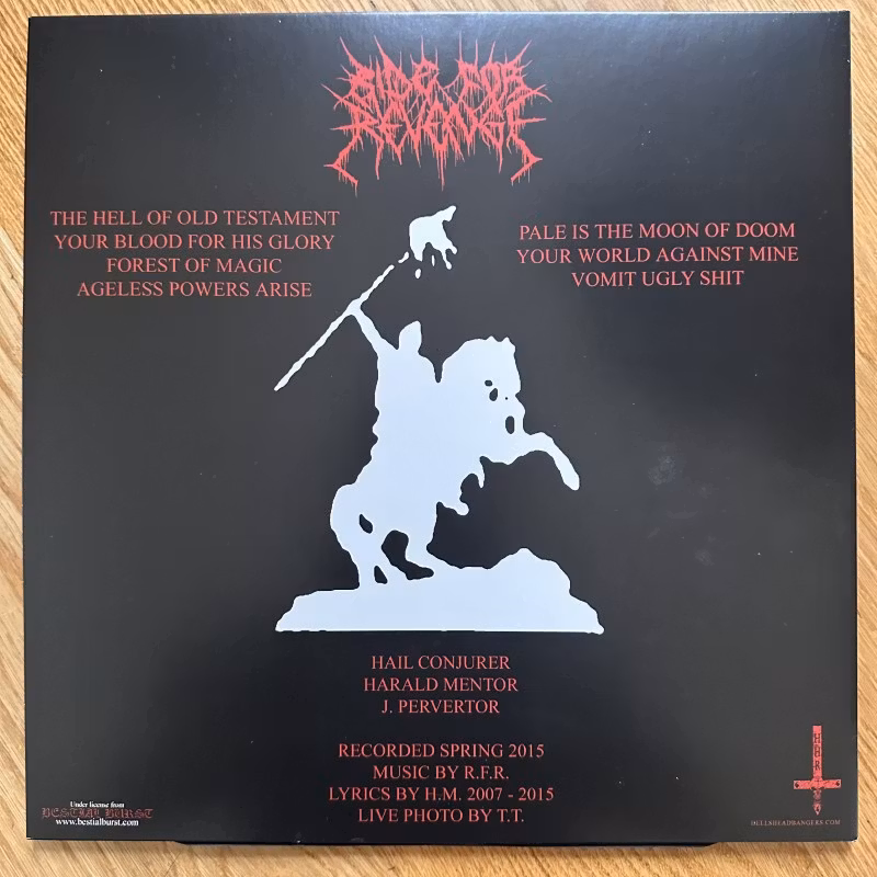 RIDE FOR REVENGE Ageless Powers Arise (Hells Headbangers - Finland reissue) (EX/NM) LP
