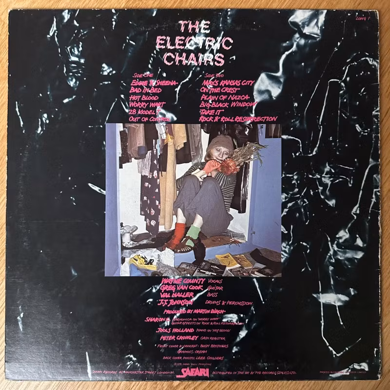 ELECTRIC CHAIRS, the The Electric Chairs (Safari - UK original) (VG/VG+) LP