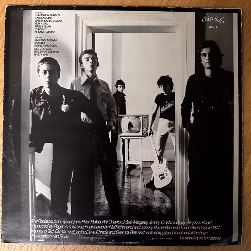 RADIATORS FROM SPACE, the TV Tube Heart (Chiswick - UK original) (VG-/VG) LP