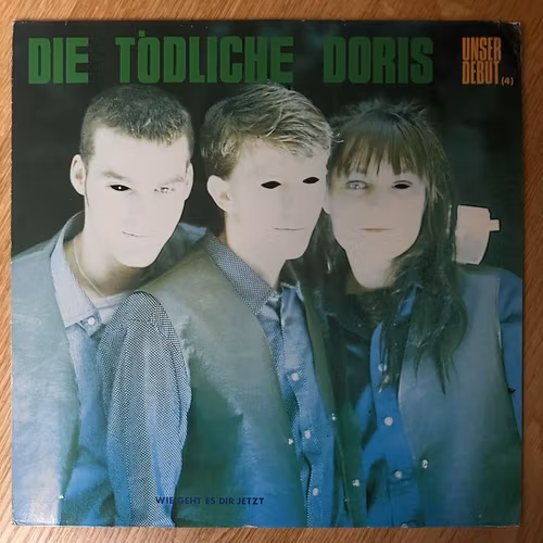 DIE TÖDLICHE DORIS Unser Debut (Ata Tak - Germany original) (VG+/EX) LP