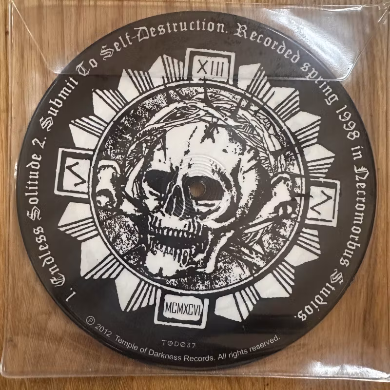 SHINING Submit To Self-Destruction (Temple of Darkness - Spain reissue) (NM) PIC 7"