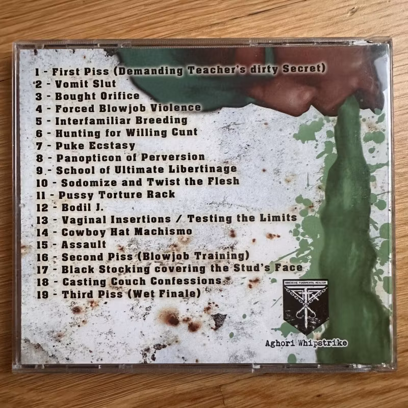 STAPLECUNT Puke Ecstasy (Obsessive Fundamental Realism – Germany original) (NM) CD