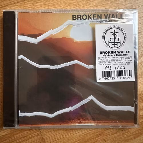 BROKEN WALLS Nightmare Therapies (Dunkelheit - Germany original) (SS) CD