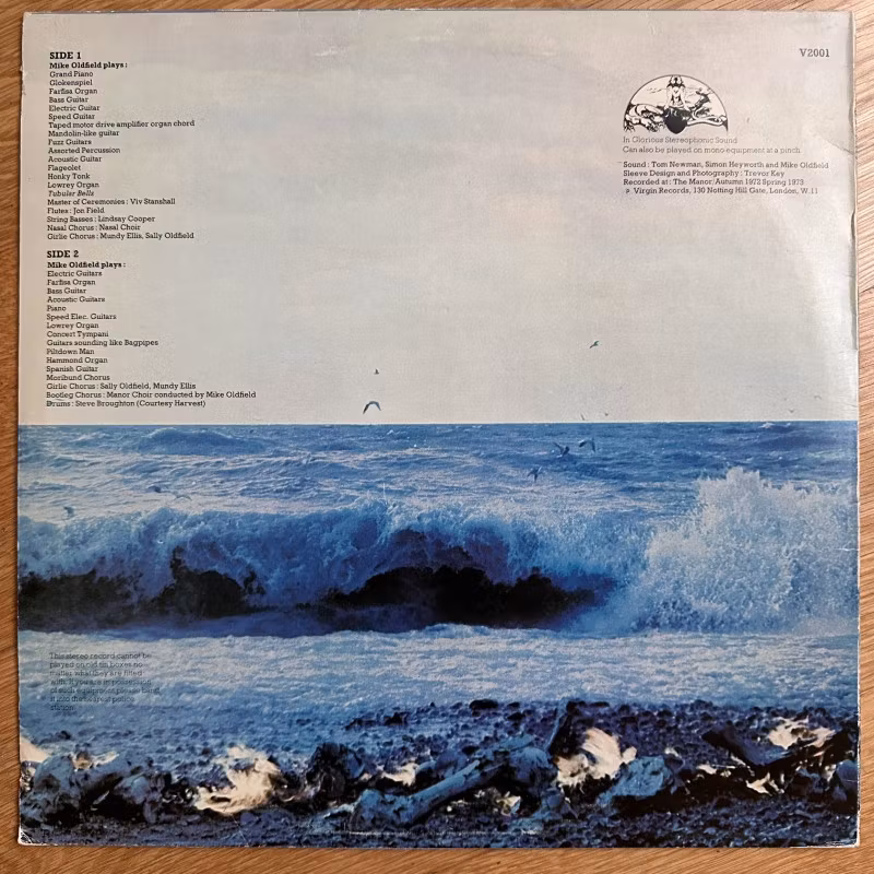 MIKE OLDFIELD Tubular Bells (Virgin - Scandinavia original) (VG) LP