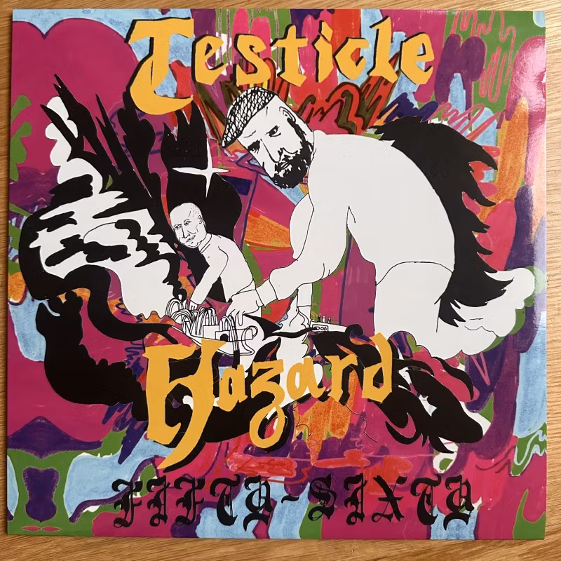 TESTICLE HAZARD Fifty-Sixty (Yellow vinyl) (White Centipede Noise – Germany original) (NM) LP