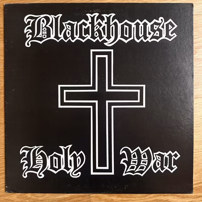 BLACKHOUSE Holy War (RRRecords - USA original) (VG+/EX) LP