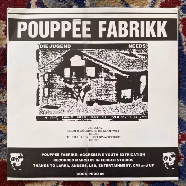 POUPPÉE FABRIKK / ATER KOMA Die Jugend / Depressiva The Voyage (Cock - Sweden original) (EX/VG+) 7"