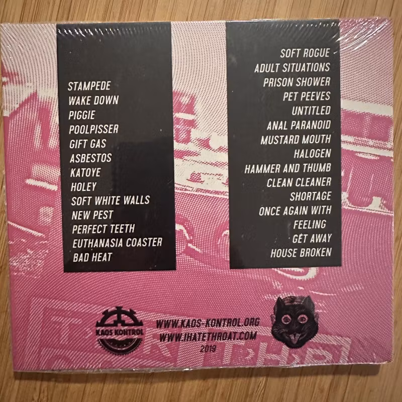 THROAT Decade Of Passive Aggression 2009​-​2019 (Kaos Kontrol - Finland original) (SS) 2CD