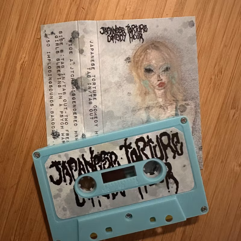 JAPANESE TORTURE COMEDY HOUR / TAB IN/TAB OUT Split (Imploding Sounds – USA original) (NM) TAPE