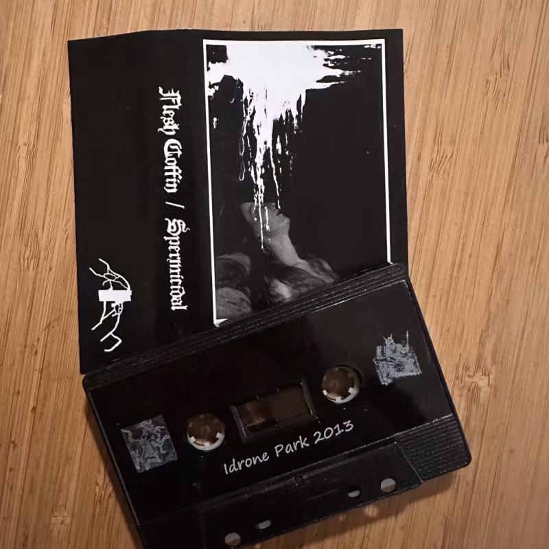 FLESH COFFIN / SPERMICIDAL Split (Idrone Park – Ireland original) (NM) TAPE