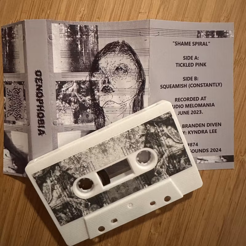 GENOPHOBIA Shame Spiral (Imploding Sounds - USA original) (NM) TAPE