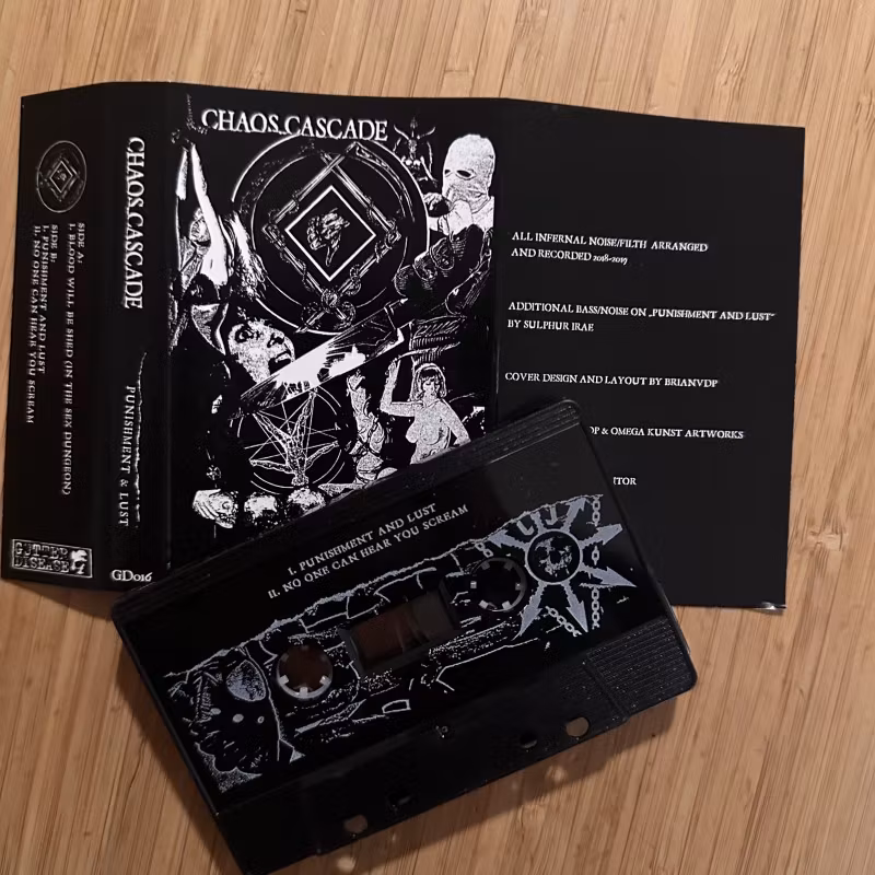 CHAOS CASCADE Punishment & Lust (Gutter Disease – Belgium original) (NM) TAPE