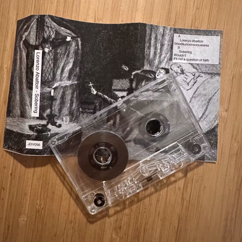 LORENZO ABATTOIR / SOBERING Split (Joy De Vivre – Italy original) (NM) TAPE