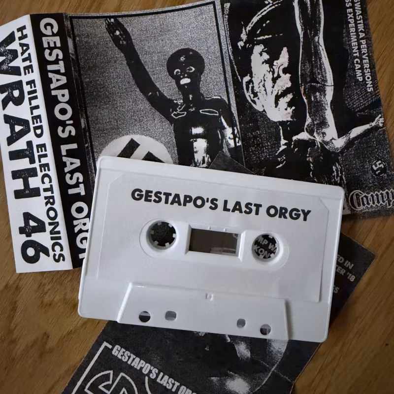 GESTAPO'S LAST ORGY Gestapo's Last Orgy (Wrath - Finland original) (NM) TAPE