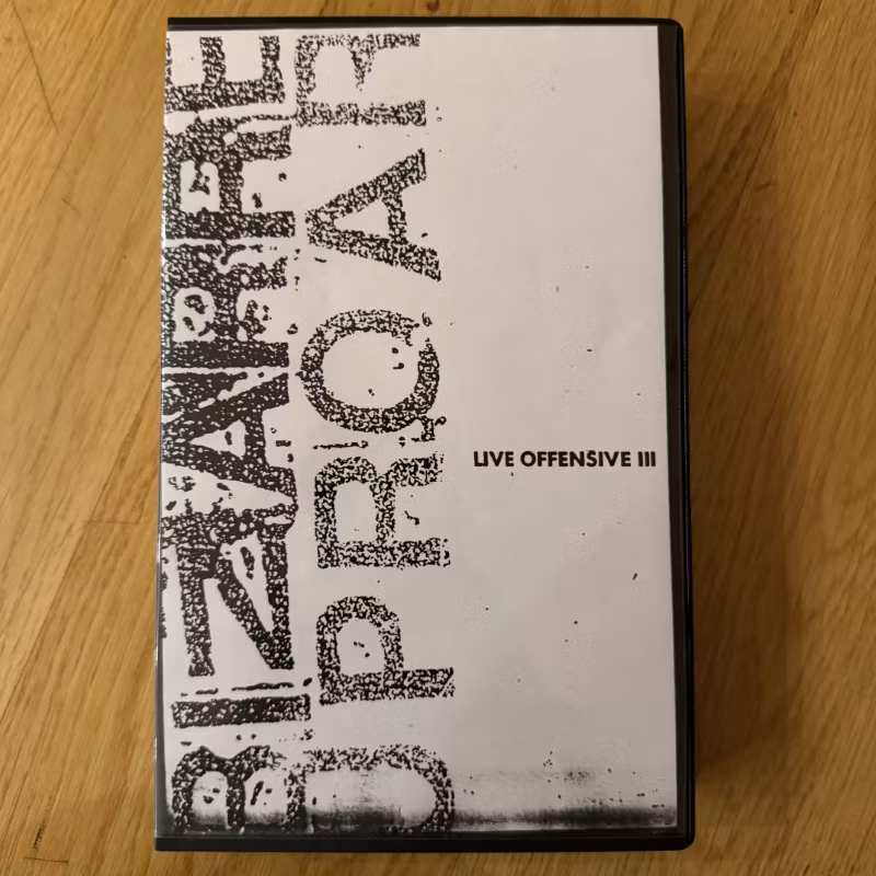 BIZARRE UPROAR Live Offensive III (Wrath - Finland original) (NM) VHS