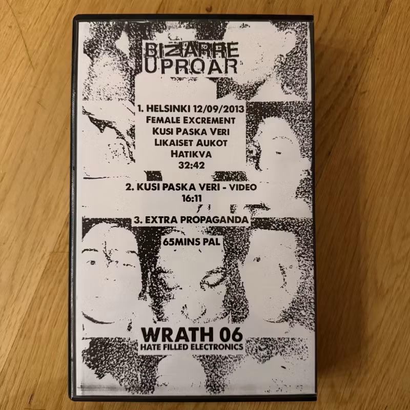 BIZARRE UPROAR Live Offensive II (Wrath - Finland original) (NM) VHS